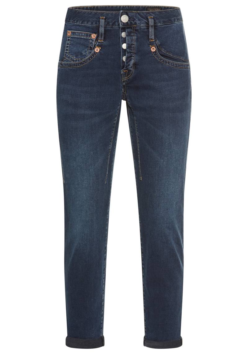 Herrlicher 7/8-Jeans »Shyra Cropped Denim Stretch«, mit halb verdeckter Knopfleiste von Herrlicher