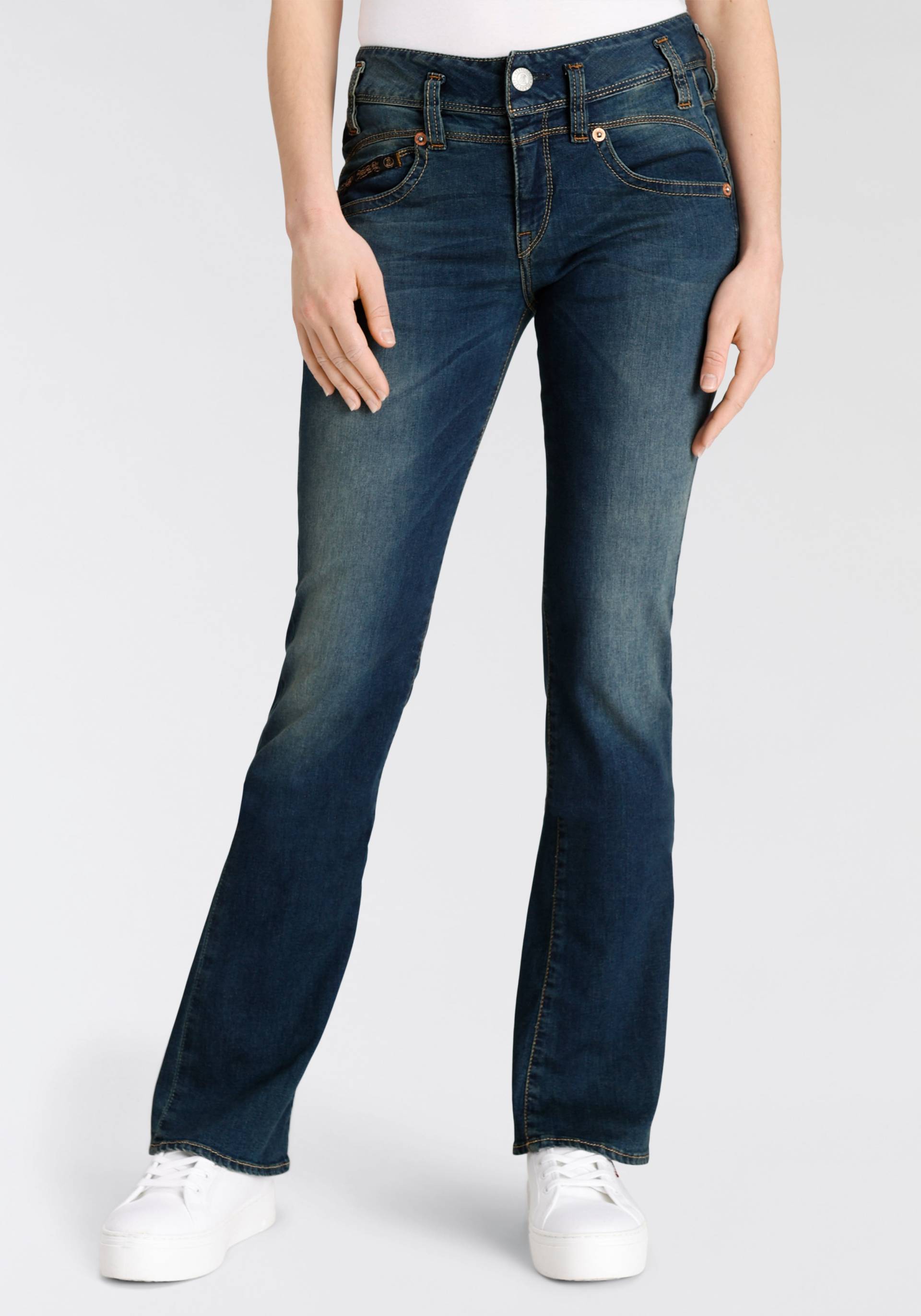 Herrlicher Bootcut-Jeans »Jeans Pearl Boot Organic Denim« von Herrlicher