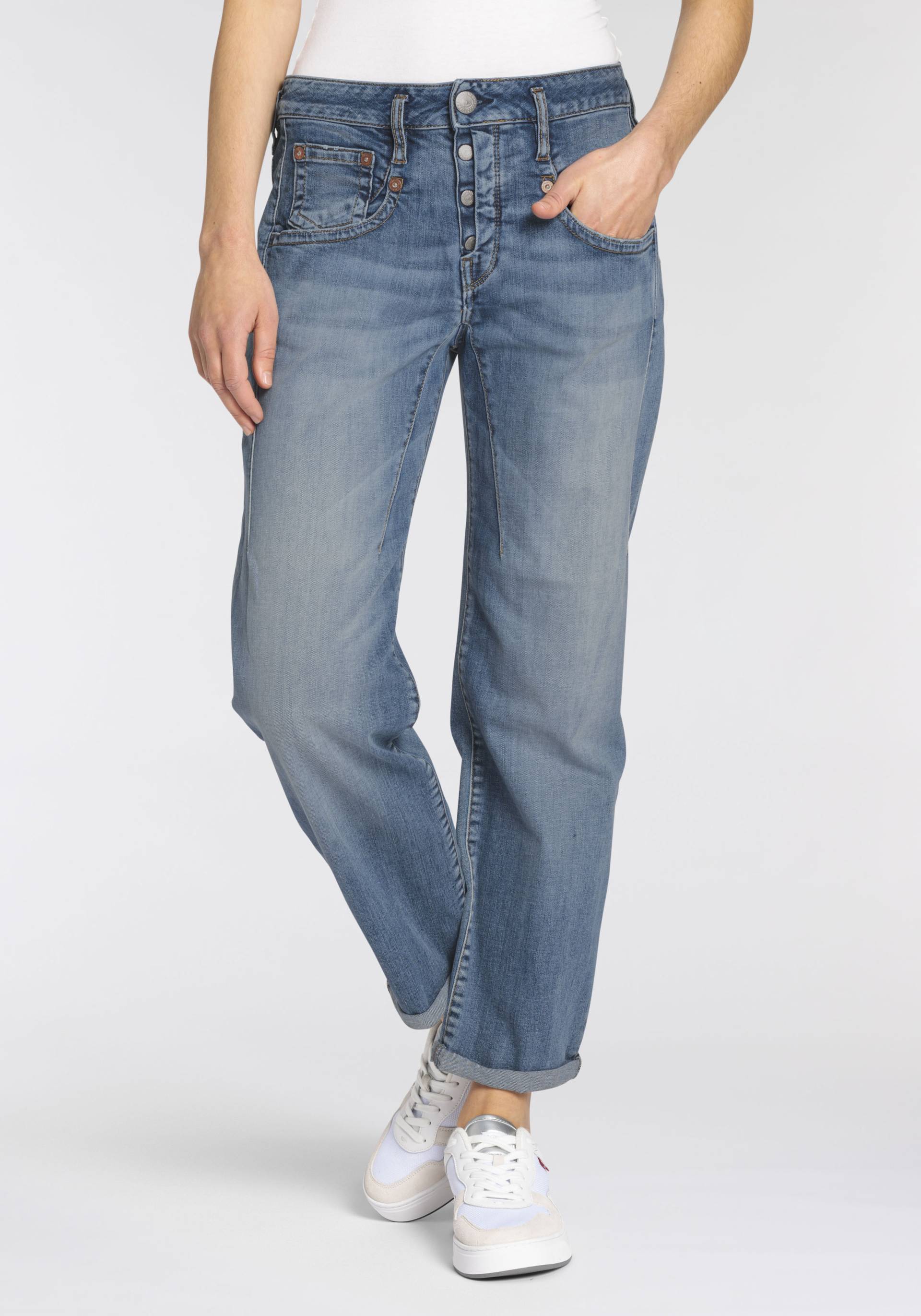 Herrlicher Boyfriend-Jeans »SHYRA TAP ORGANIC« von Herrlicher