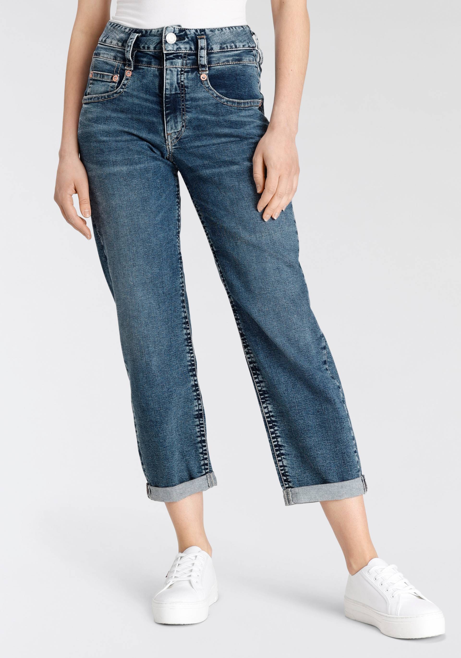 Herrlicher Gerade Jeans »Jeans Pitch HI Tap Recycled Strech« von Herrlicher