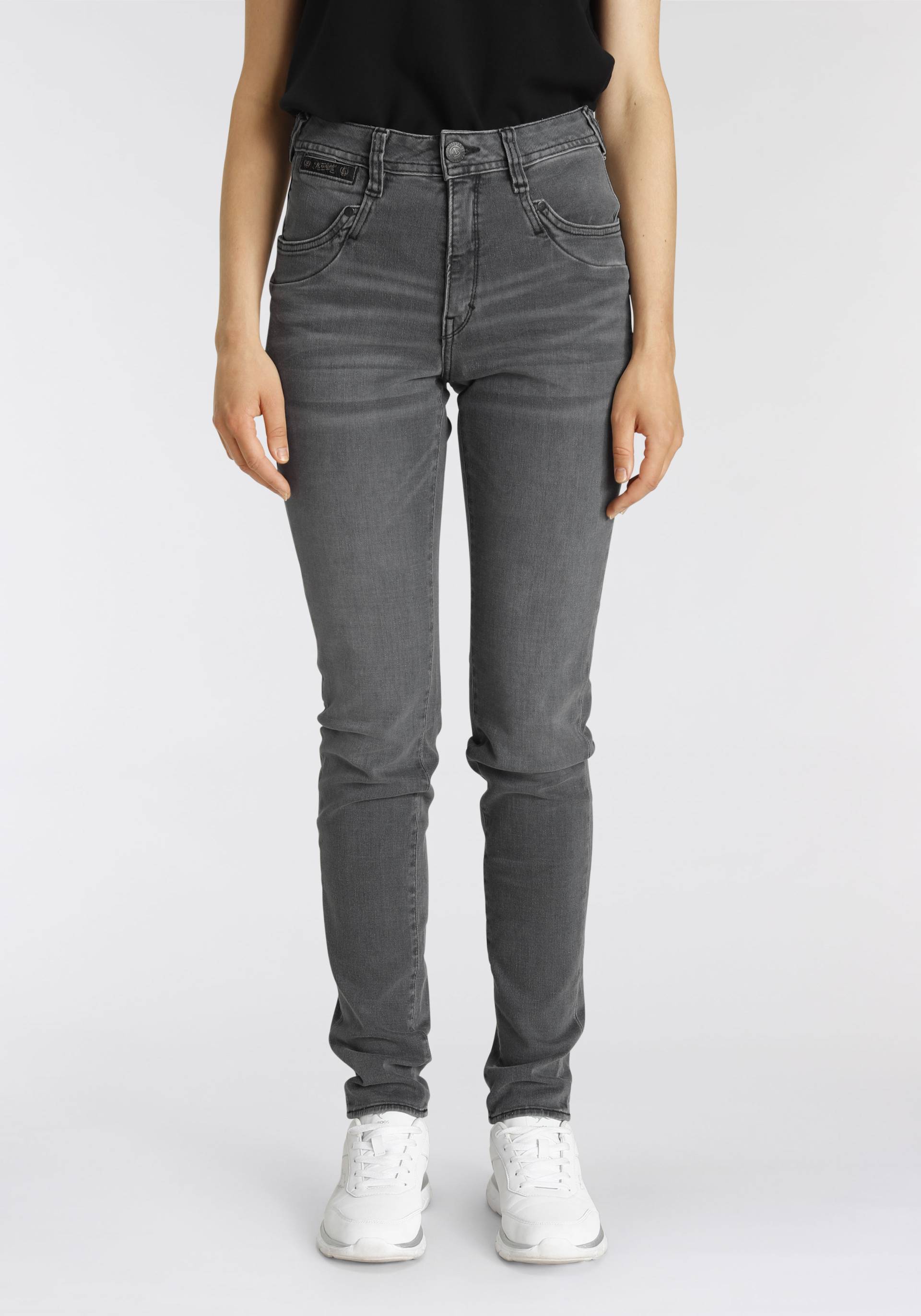 Herrlicher High-waist-Jeans »PIPER HI SLIM ORGANIC DENIM CASHMERE TOUCH«, umweltfreundlich dank Kitotex Technologie von Herrlicher