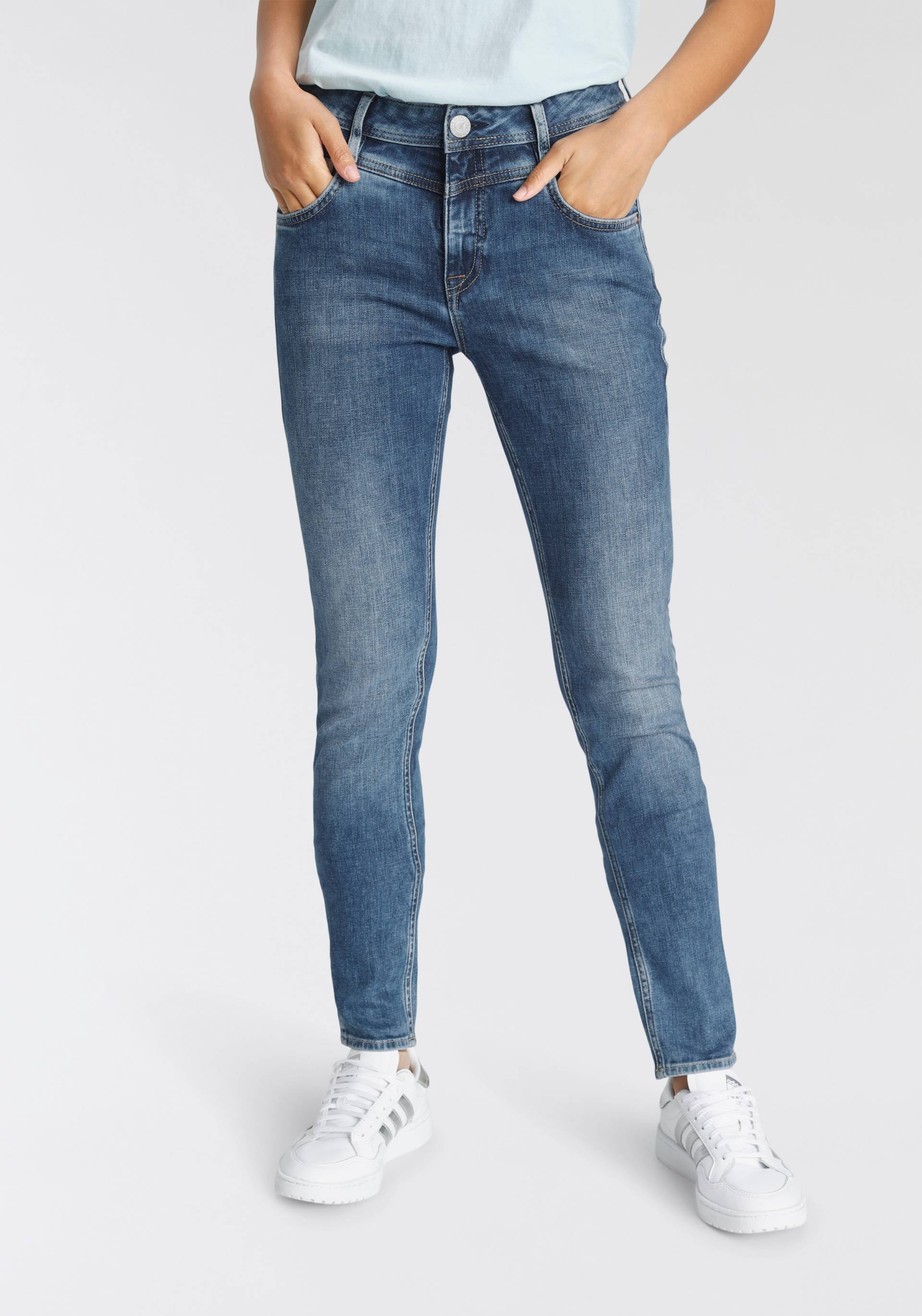 Herrlicher Slim-fit-Jeans »PEPPY SLIM POWERSTRETCH«, Normal Waist von Herrlicher