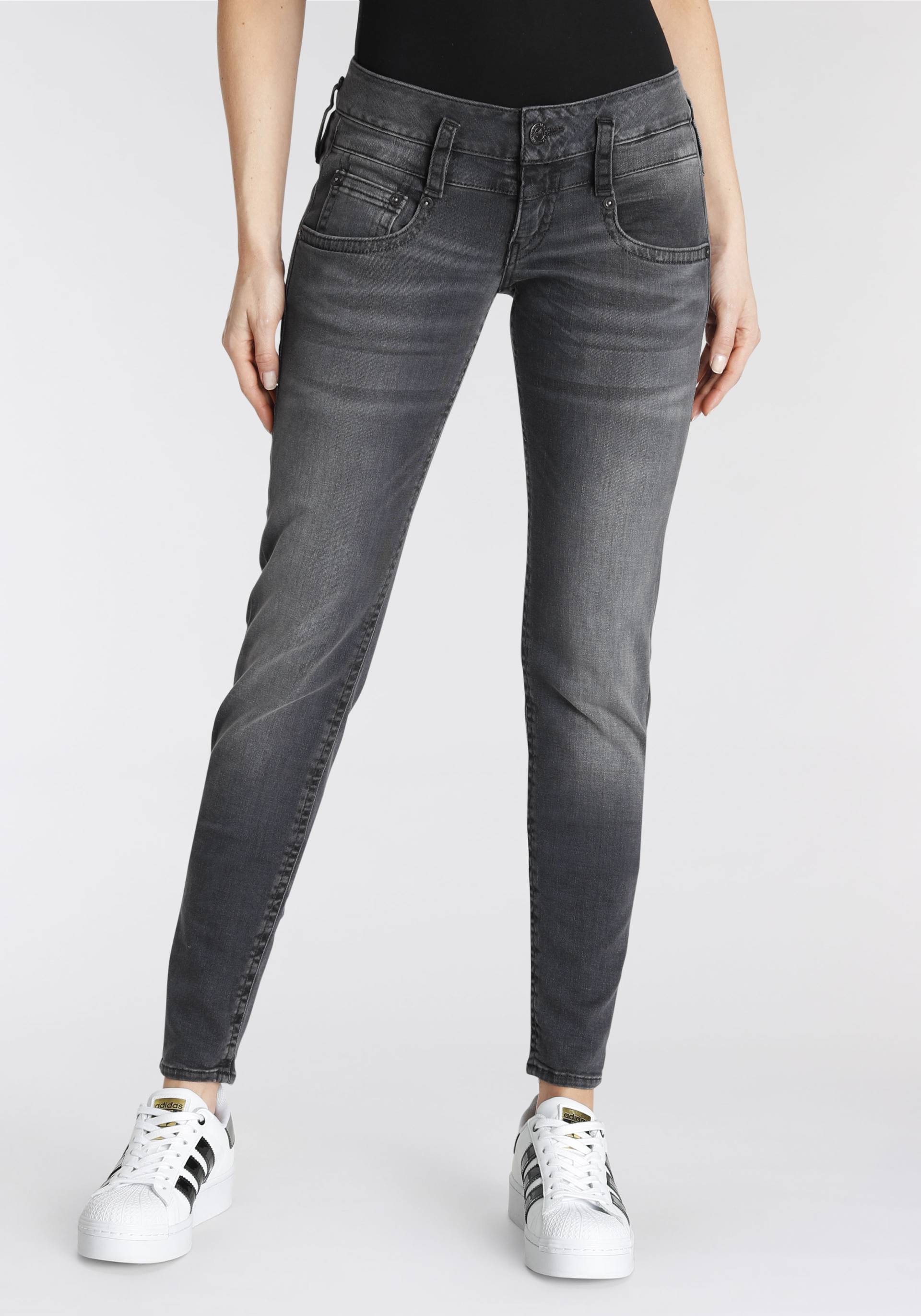 Herrlicher Slim-fit-Jeans »Pitch Slim Organic Denim Cashmere« von Herrlicher