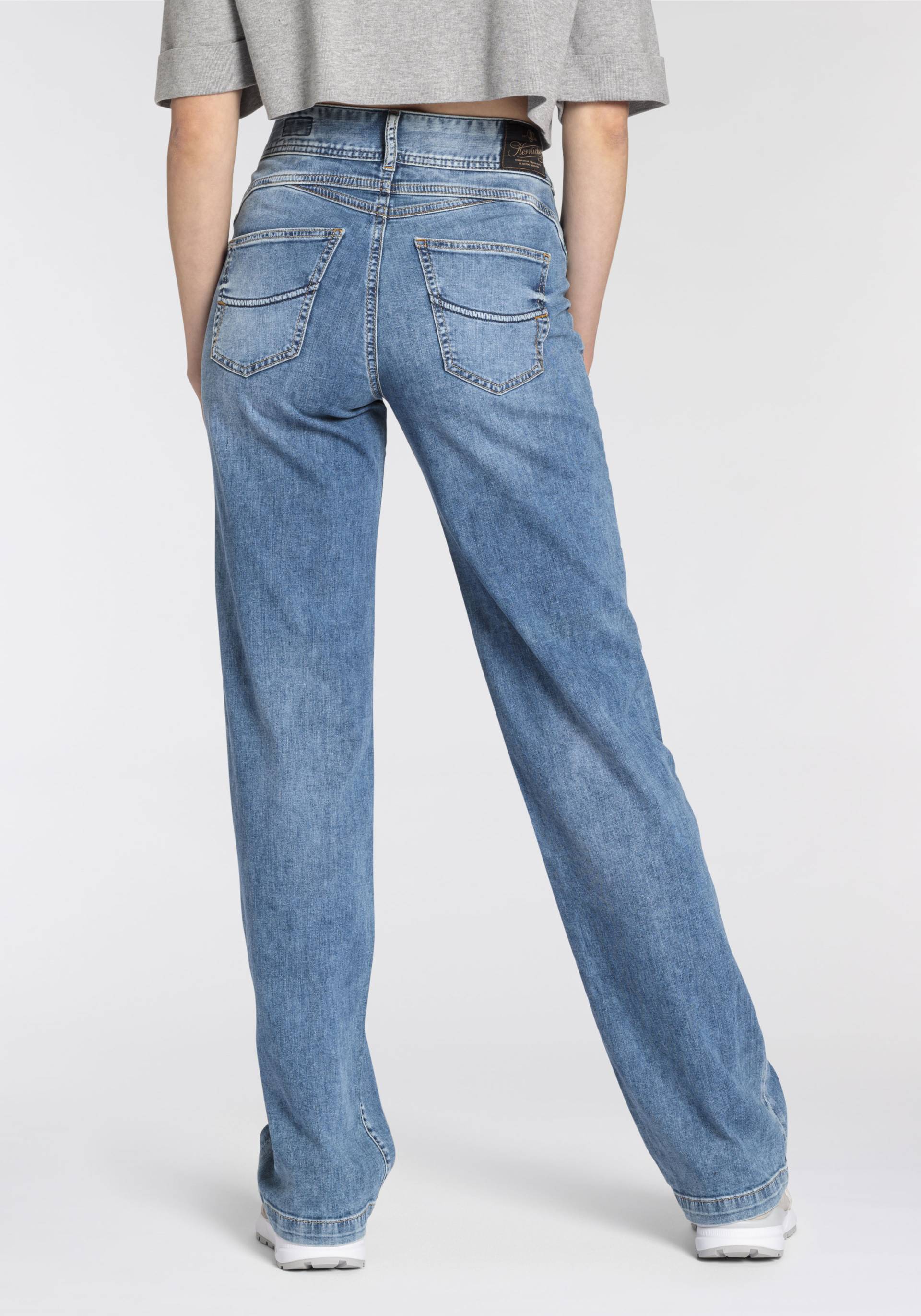 Herrlicher Straight-Jeans »Gila Sailor Long Light Denim« von Herrlicher