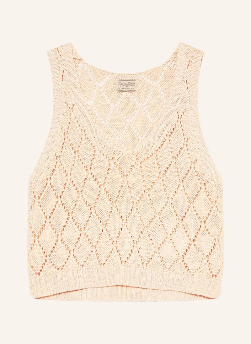 Herrlicher Stricktop Tonie beige von Herrlicher