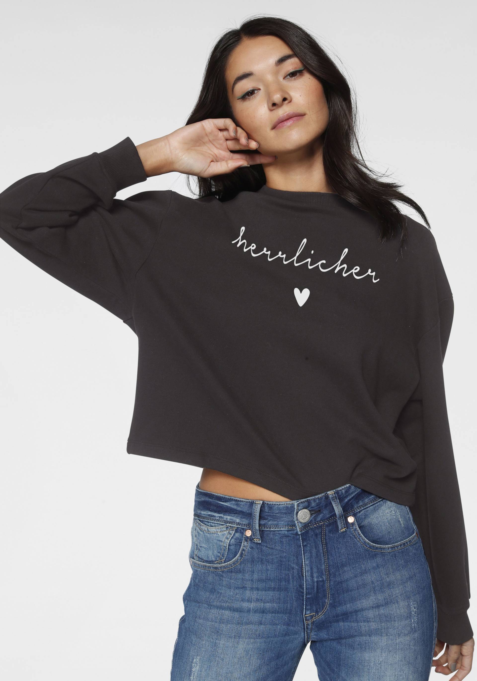 Herrlicher Sweatshirt »OTINA« von Herrlicher