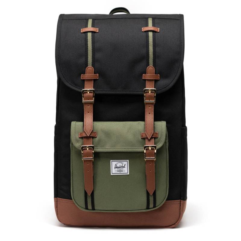 Little America - Rucksack in Schwarz/Grün von Herschel