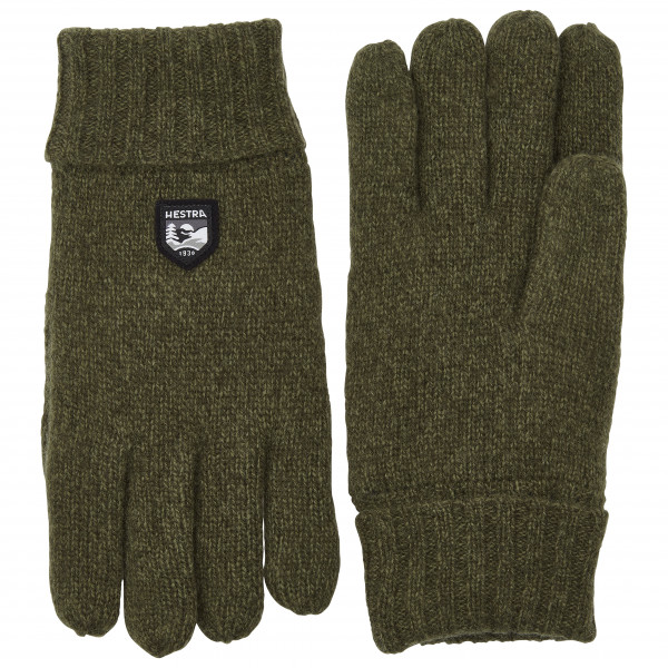 Hestra - Basic Wool Glove - Handschuhe Gr 7 oliv von Hestra