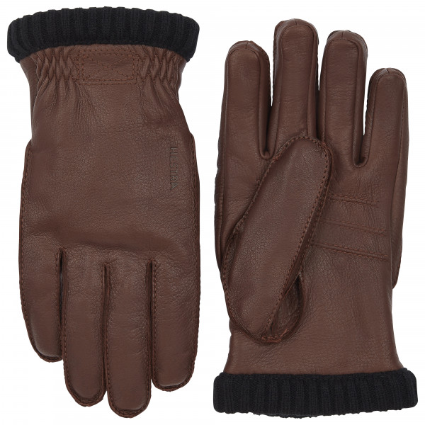 Hestra - Deerskin Primaloft Rib - Handschuhe Gr 10;11;7;8 braun;grau;orange von Hestra