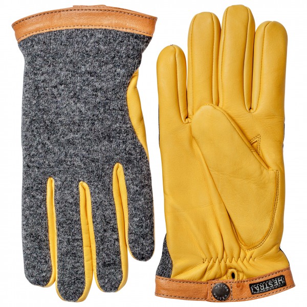 Hestra - Deerskin Wool Tricot - Handschuhe Gr 10;11;6;7;8;9 braun;bunt;grau;grau/schwarz von Hestra