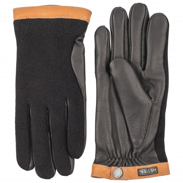 Hestra - Deerskin Wool Tricot - Handschuhe Gr 6 grau/schwarz von Hestra