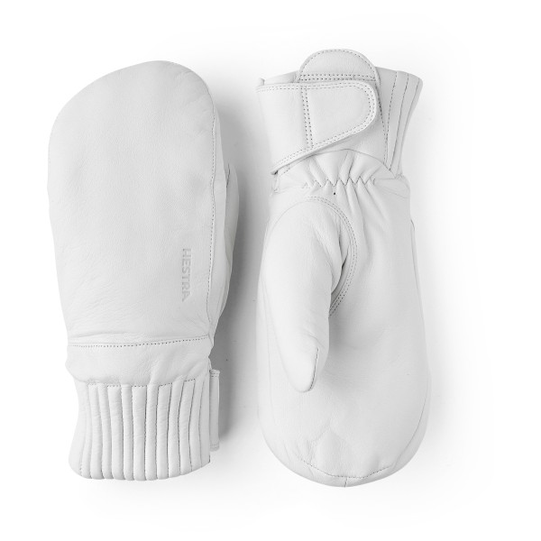 Hestra - Idre Wool Mitt - Handschuhe Gr 6 weiß/grau von Hestra