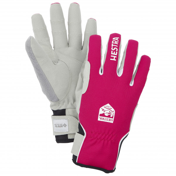 Hestra - Women's XC Ergo Grip 5 Finger - Handschuhe Gr 7 grau/rosa von Hestra