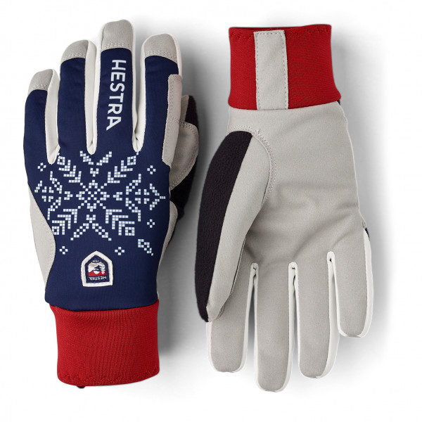 Hestra - Women's XC Primaloft 5 Finger - Handschuhe Gr 5 grau von Hestra