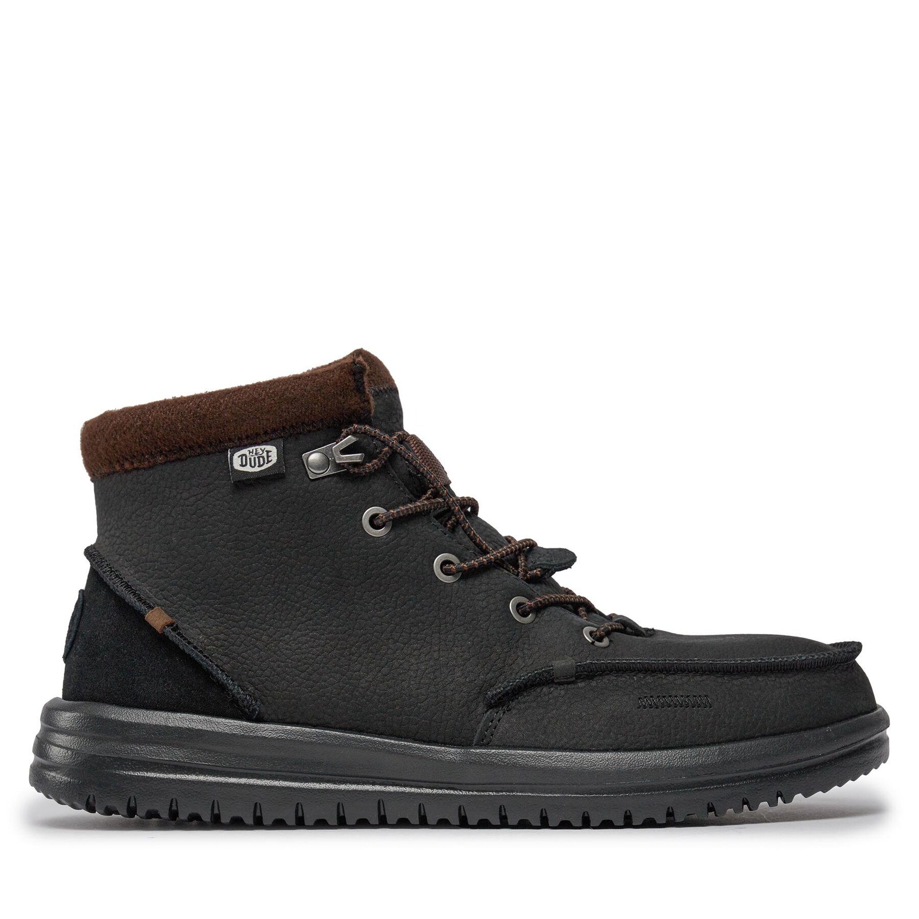 Schnürschuhe Hey Dude Bradley Boot Leather 40189-001 Schwarz Schnürschuhe Hey Dude Bradley Boot Leather 40189-001 Schwarz von Hey Dude
