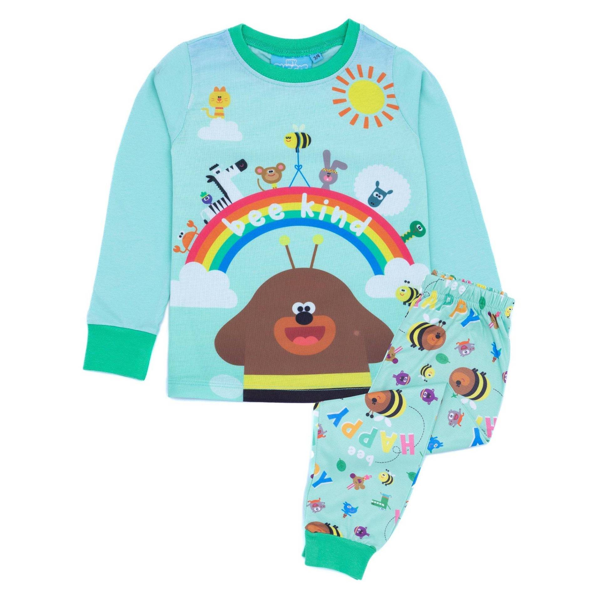 Bee Kind Schlafanzug Mit Langer Hose Mädchen Grün 104 von Hey Duggee