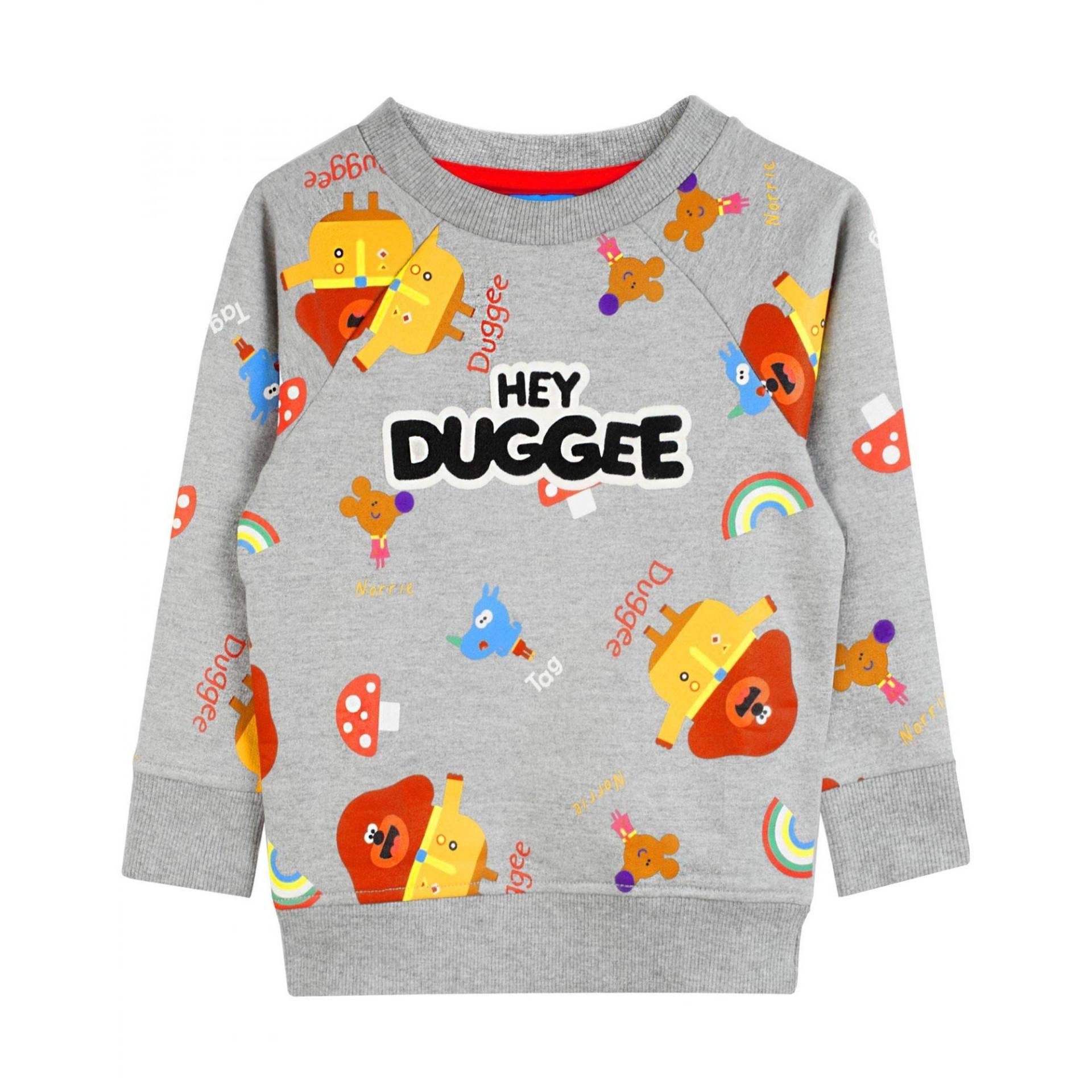 Squirrel Club Sweatshirt Jungen Grau 98 von Hey Duggee