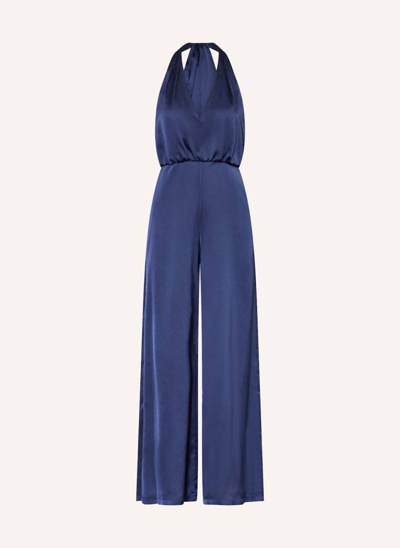 Hey Kyla Satin-Jumpsuit blau von Hey Kyla