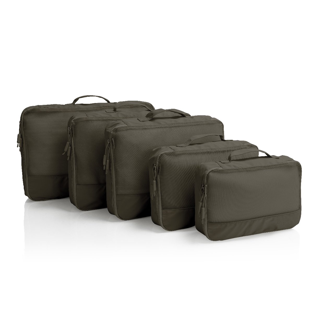 EcoTex - 5pc Packing Cube Set in Grün EcoTex - 5pc Packing Cube Set in Grün von Heys
