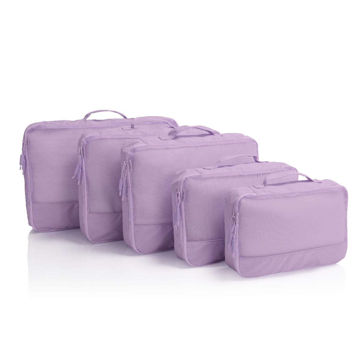 EcoTex - 5pc Packing Cube Set in Lila EcoTex - 5pc Packing Cube Set in Lila von Heys