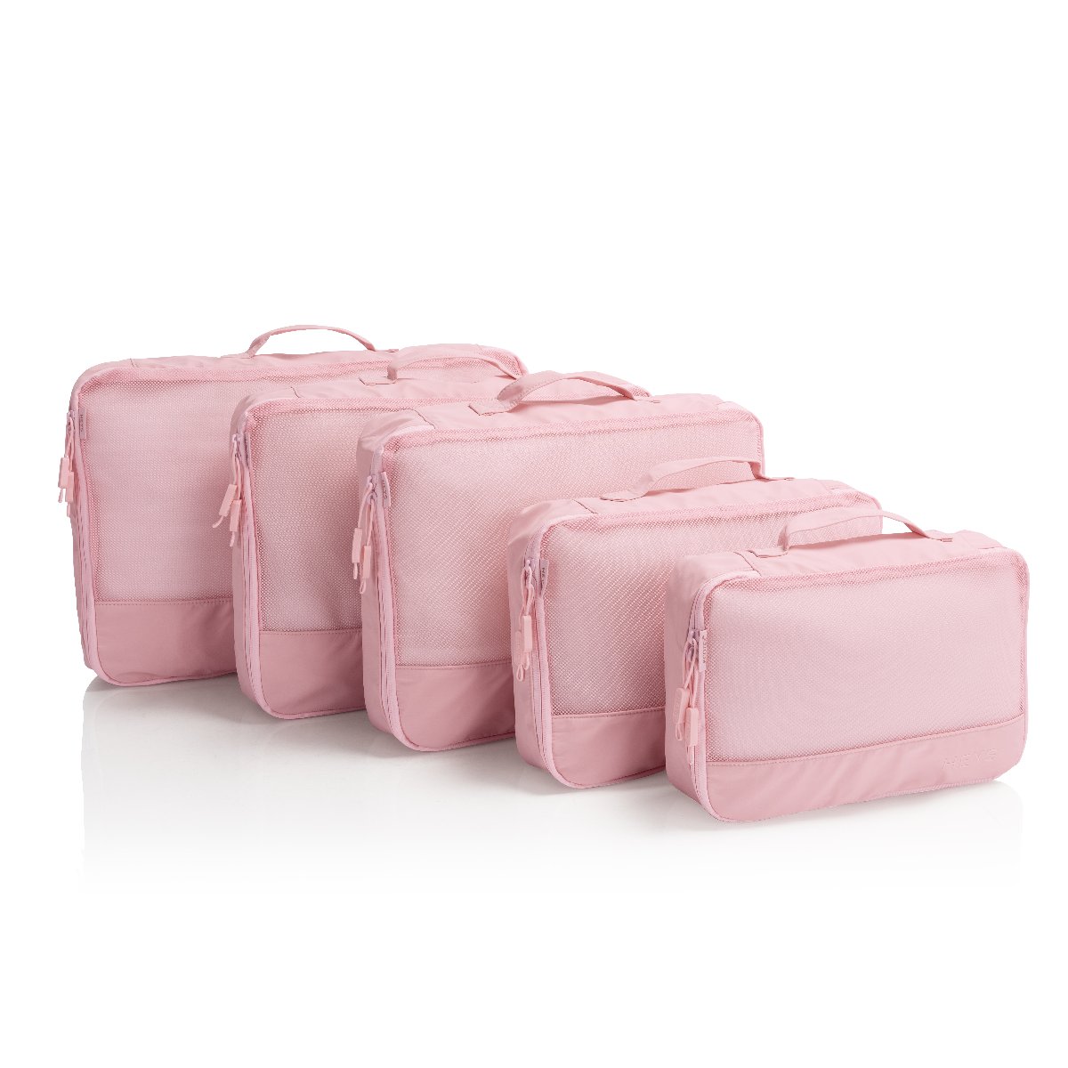 EcoTex - 5pc Packing Cube Set in Pink EcoTex - 5pc Packing Cube Set in Pink von Heys