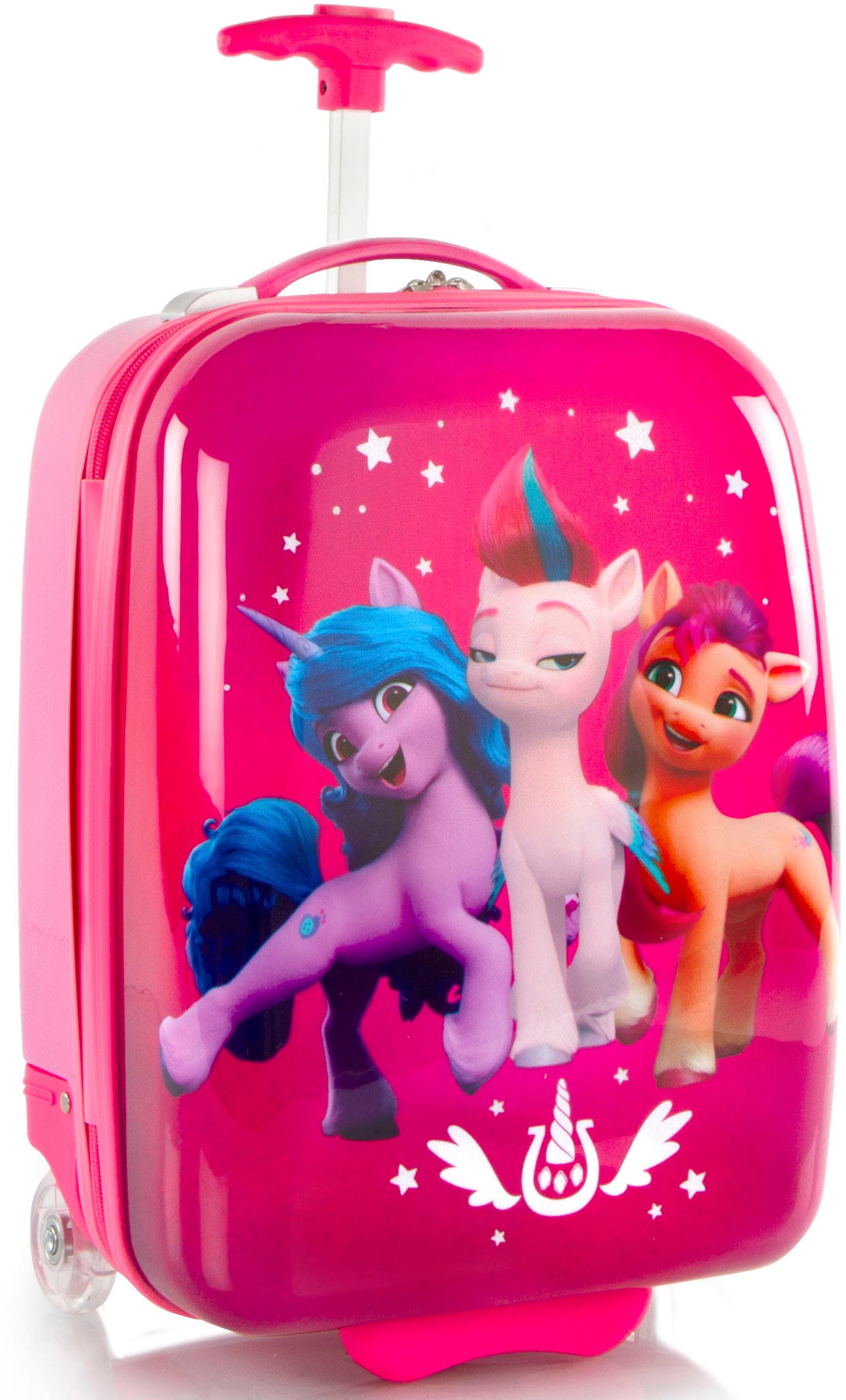 Heys Kinderkoffer »My Little Pony pink, 46 cm«, 2 Rollen, Kindertrolley Kinderreisegepäck Handgepäck-Koffer von Heys