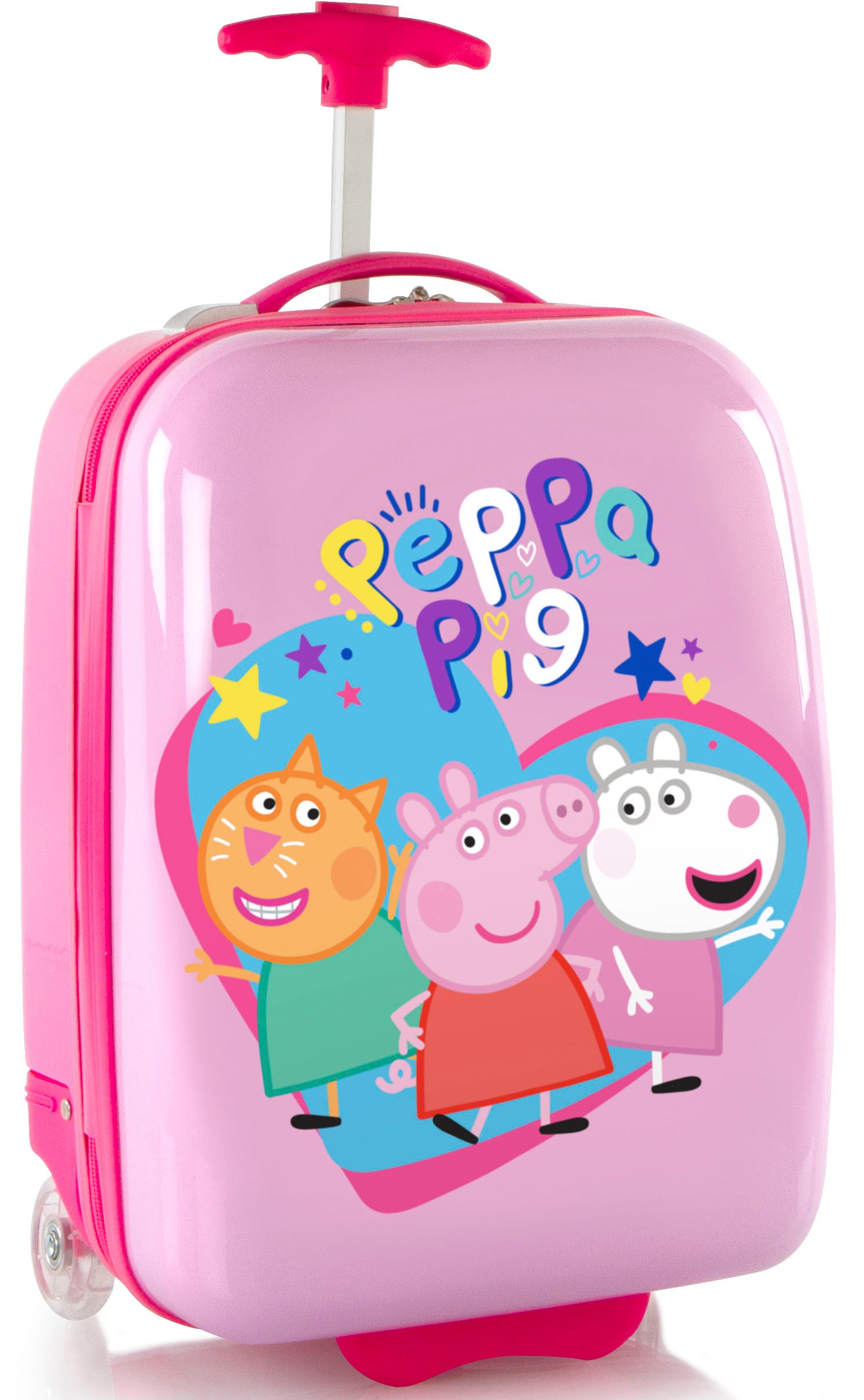 Heys Kinderkoffer »Peppa Pig rosa, 46 cm«, 2 Rollen von Heys