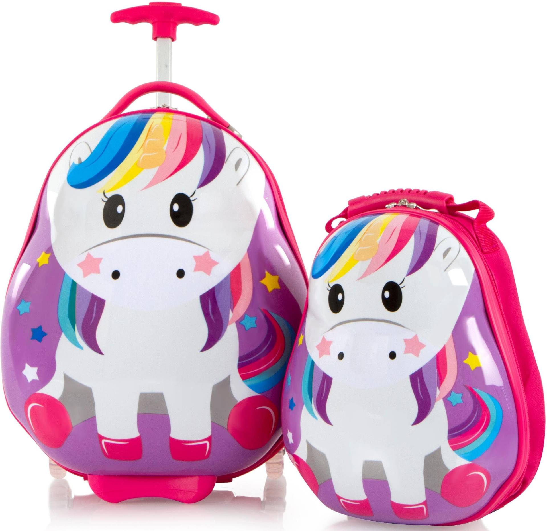 Heys Kinderkoffer »Travel Tots, 46 cm, Einhorn«, (Set, 2 St.), 2 Rollen von Heys