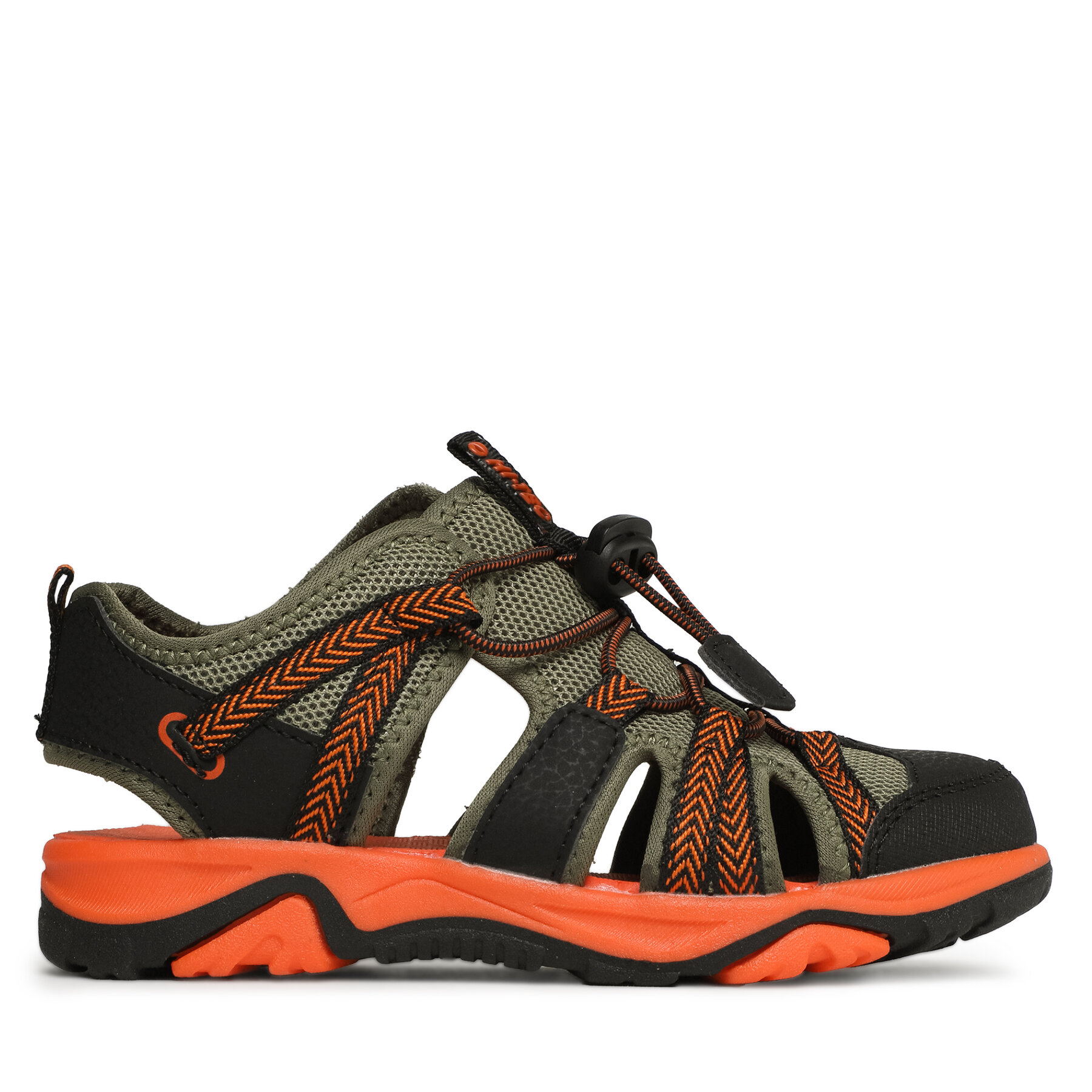 Sandalen Hi-Tec Sanev Jr AVSSS23-HT-CN-01 Black/Khaki/Orange von Hi-Tec