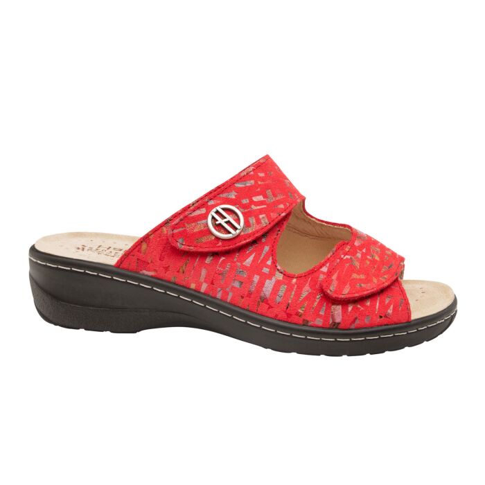 Hickersberger Pantolette aus Leder rot Hickersberger Pantolette aus Leder rot von Hickersberger