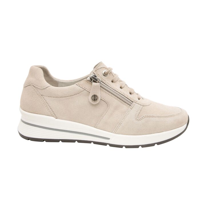 Hickersberger Sneaker aus weichem Veloursleder beige, 37 1/3 von Hickersberger