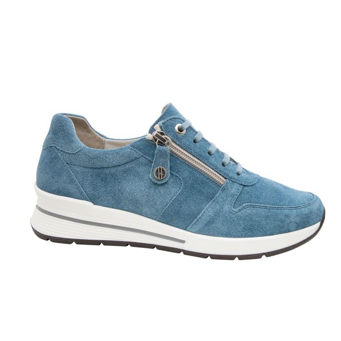 Hickersberger Sneaker aus weichem Veloursleder hellblau, 37 1/3 von Hickersberger