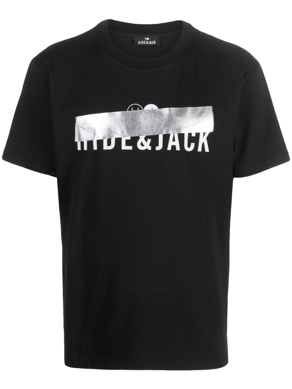 Hide&Jack logo-print cotton T-Shirt - Black