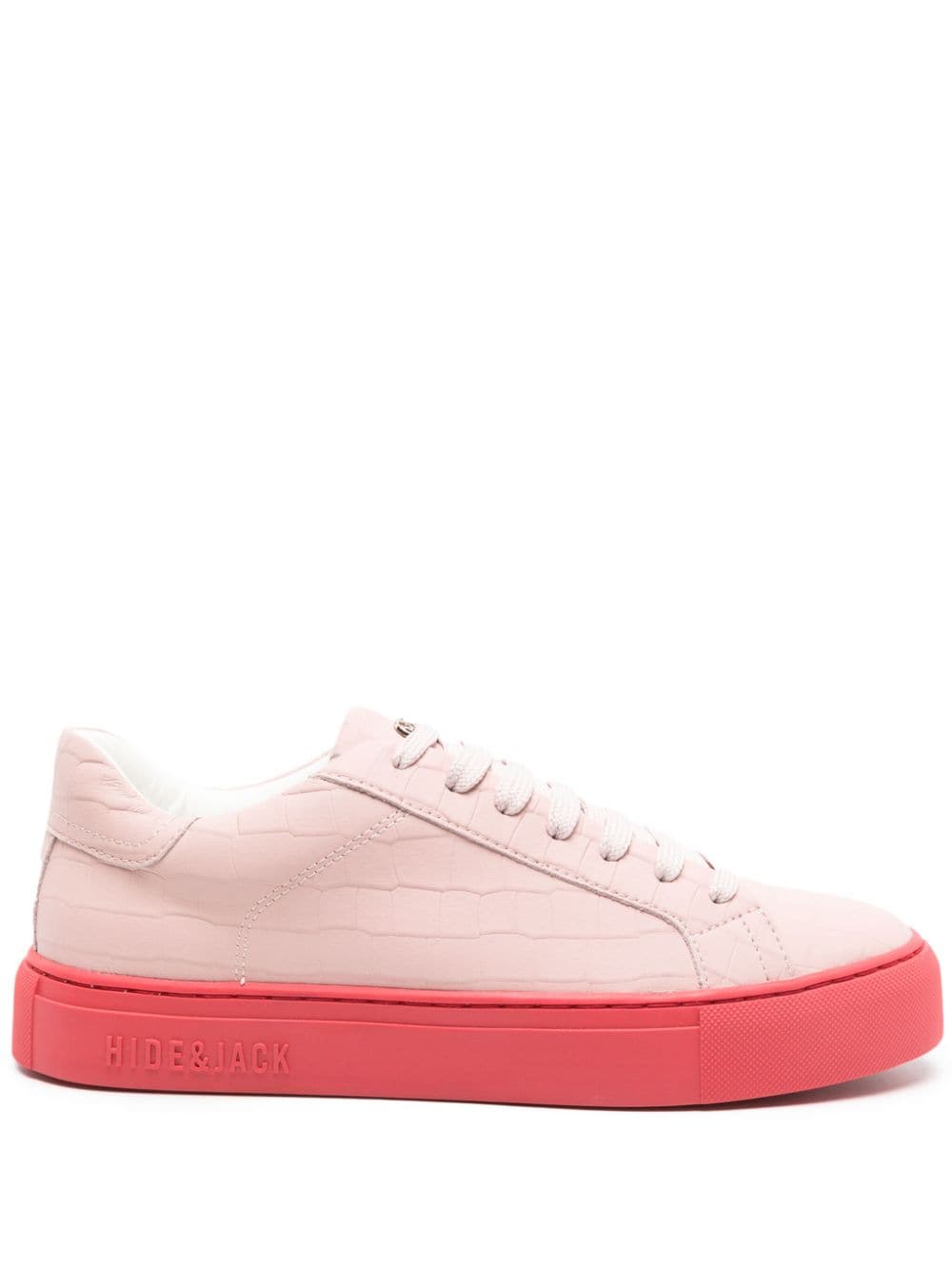 Hide&Jack Essence Croco sneakers - Pink von Hide&Jack