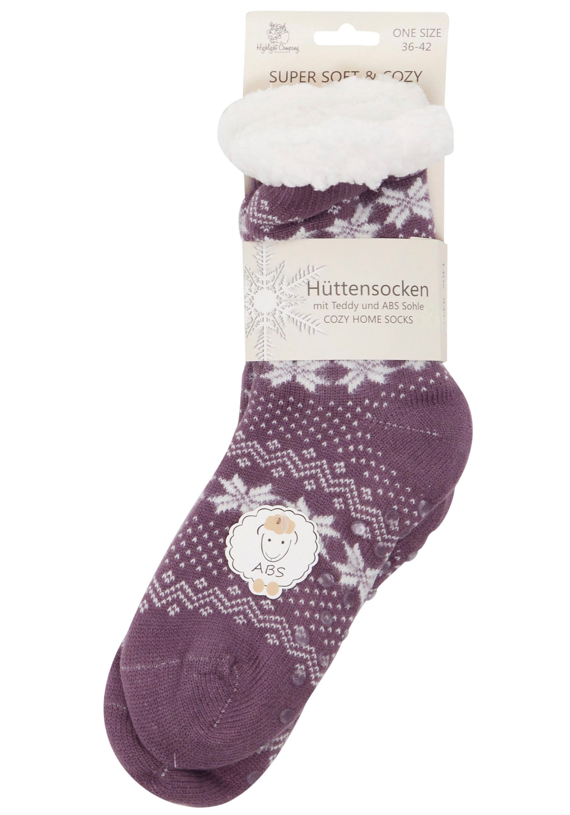 Highlight Company Kuschelsocken, (1 Paar) von Highlight Company