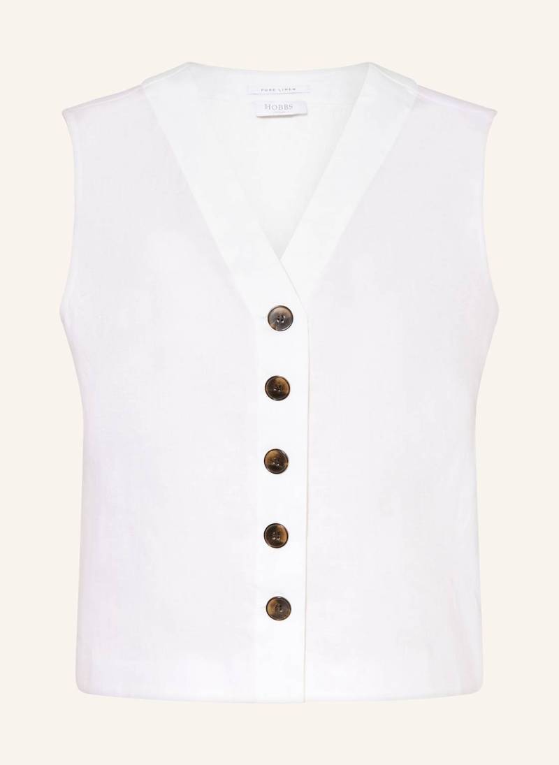 Hobbs Blusenshirt Kaylee Aus Leinen weiss von Hobbs