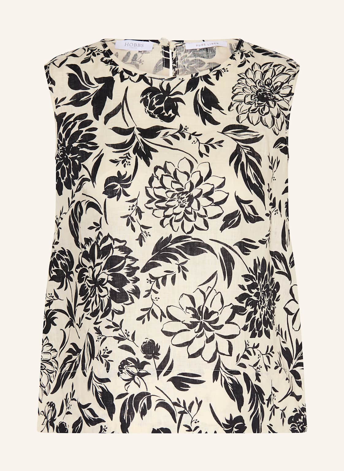 Hobbs Blusentop Maura Aus Leinen beige Hobbs Blusentop Maura Aus Leinen beige von Hobbs