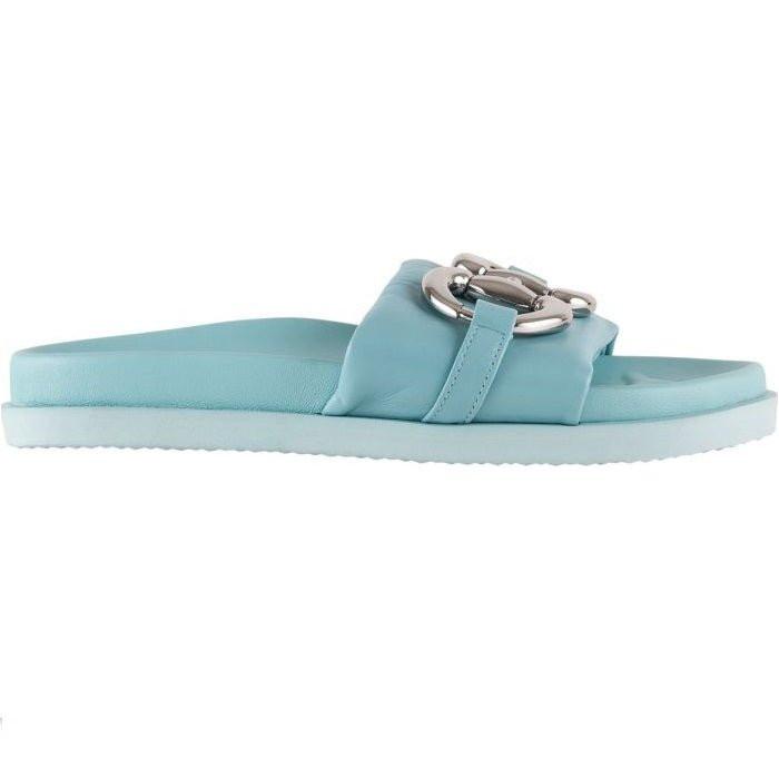 Emmy - Leder Flip Flop Damen Blau 39 von Högl