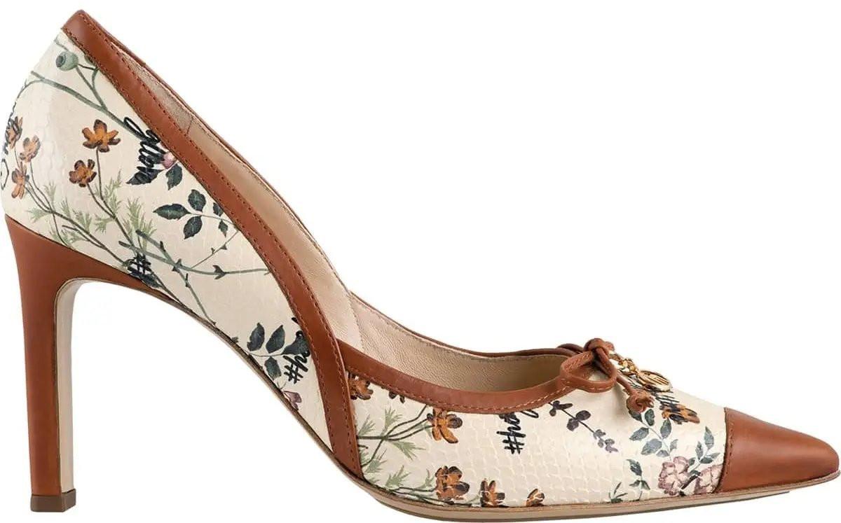 1-107018-2410 - Leder Pump Damen Beige 35.5 von Högl