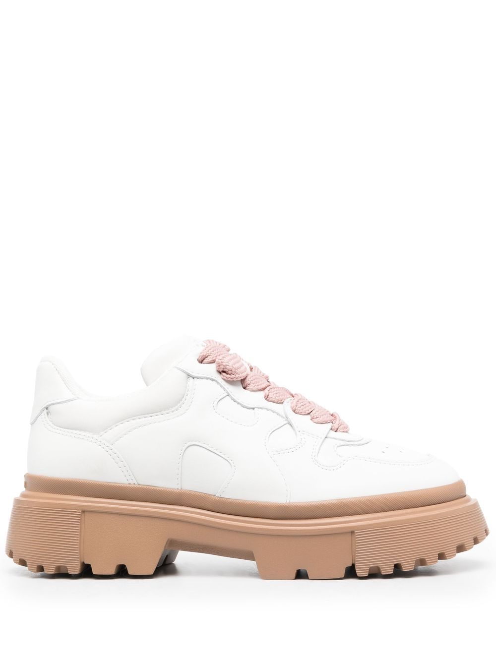Hogan 45mm chunky lace-up sneakers - White von Hogan