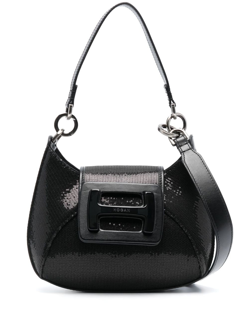 Hogan Hobo H shoulder bag - Black von Hogan