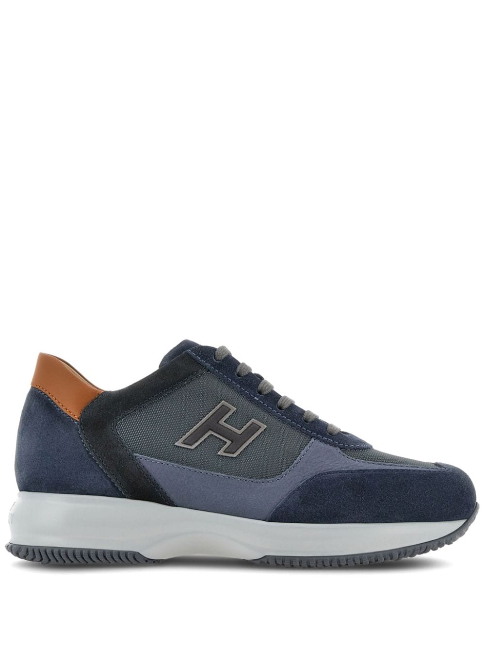 Hogan Interactive H suede low-top sneakers - Blue von Hogan