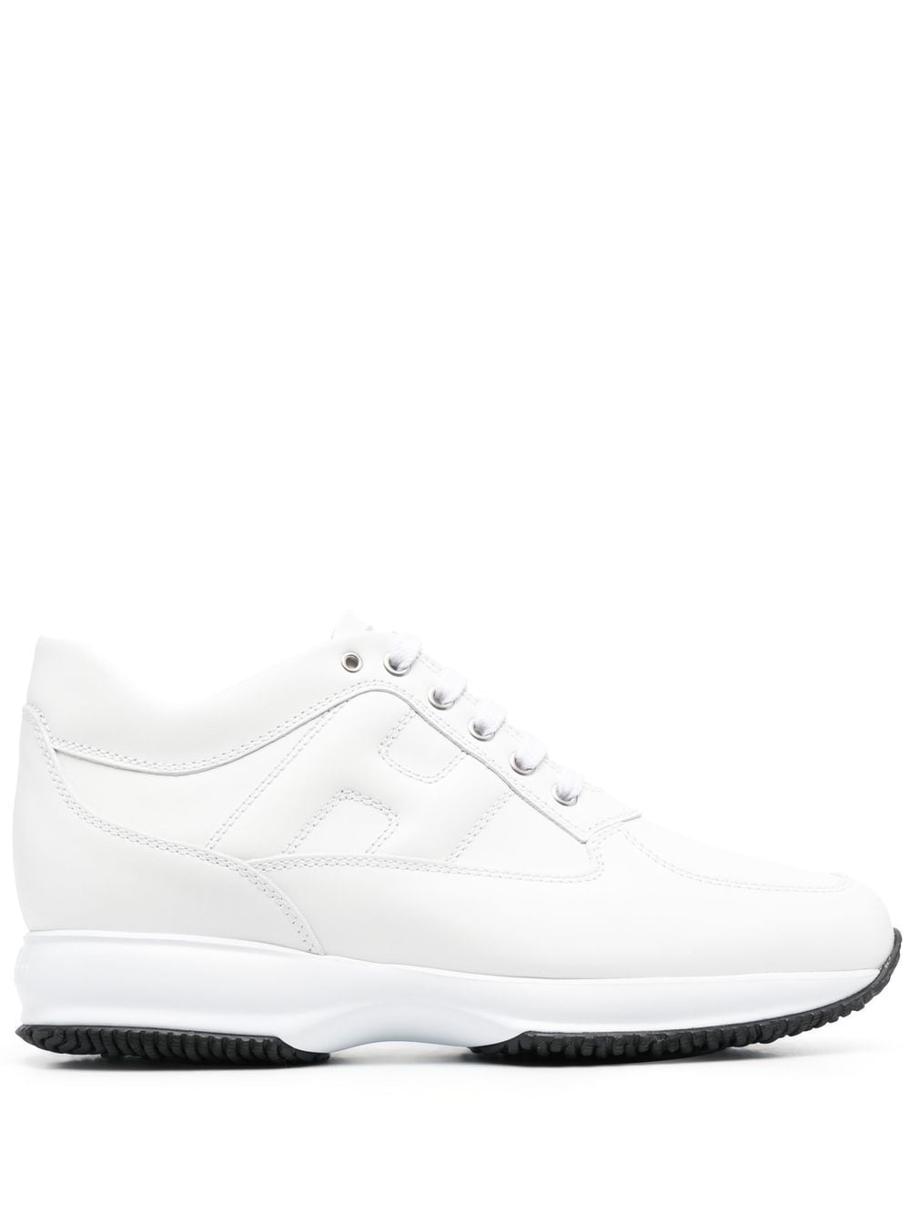 Hogan Interactive leather low-top sneakers - White von Hogan