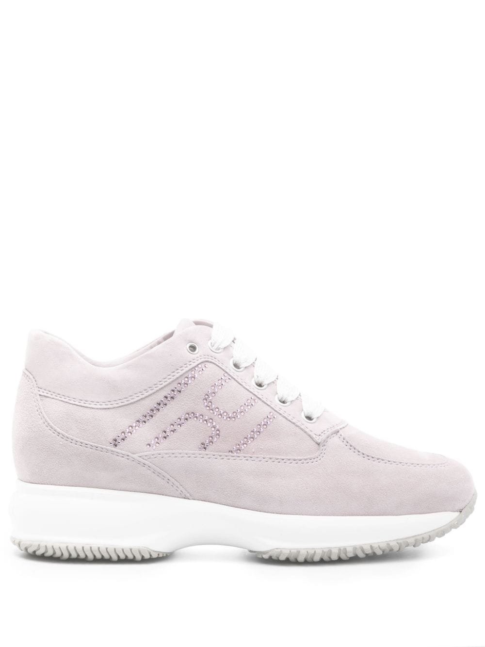 Hogan Interactive suede sneakers - Pink von Hogan