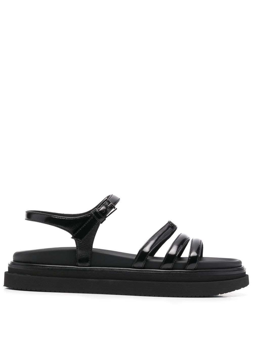 Hogan buckle-strap flat sandals - Black von Hogan