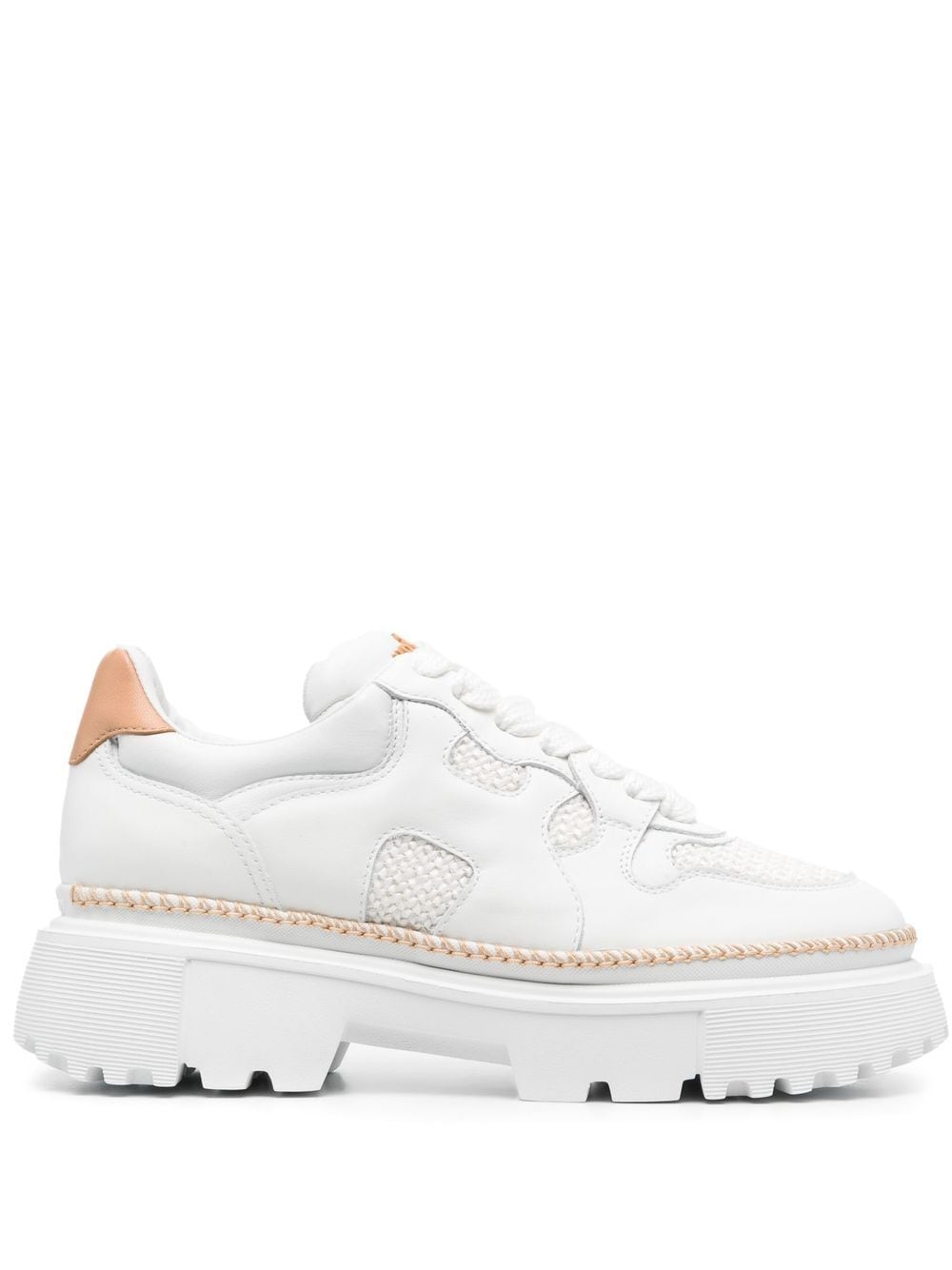 Hogan lace-up chunky brogues - White von Hogan