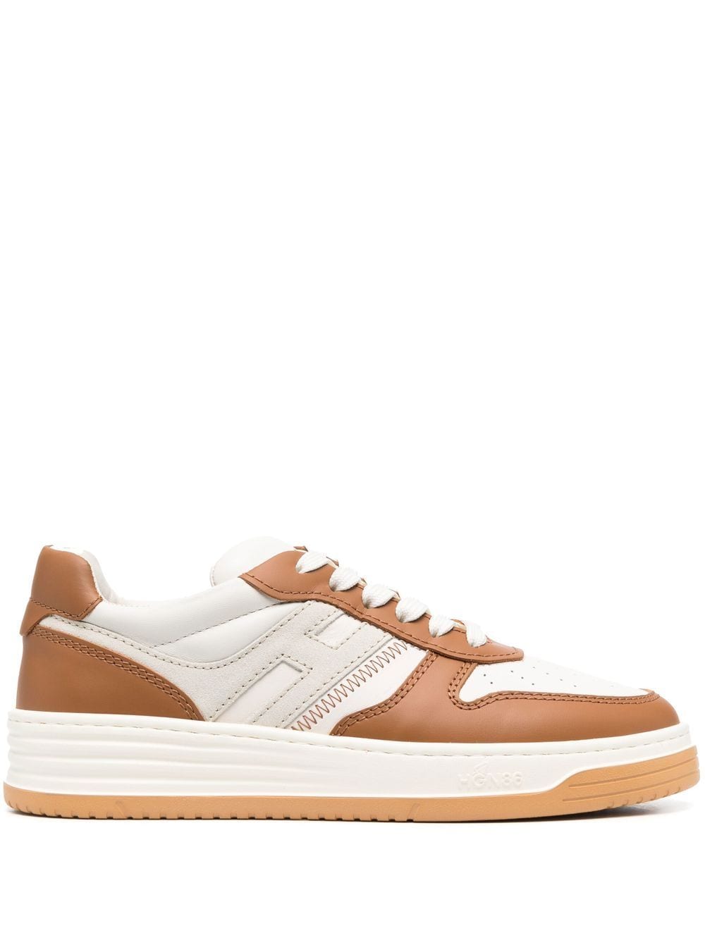 Hogan logo-detail low-top sneakers - Brown von Hogan