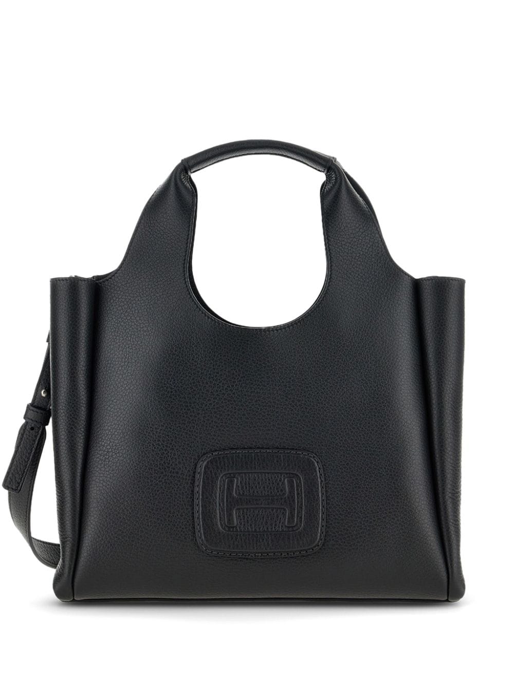 Hogan medium H-Bag logo-embossed tote bag - Black von Hogan