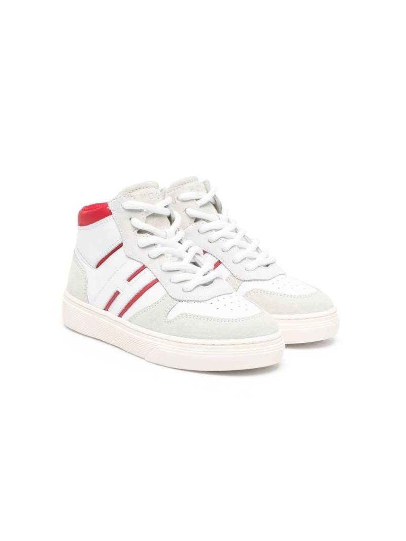 Hogan panelled high-top sneakers - White von Hogan