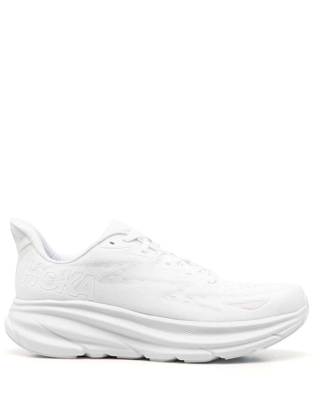 HOKA Clifton 9 chunky-sole sneakers - White von HOKA